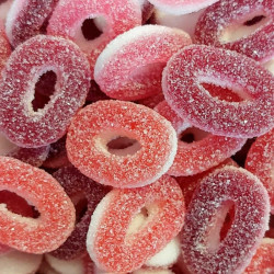 Mini anneaux fruits rouges 100gr