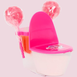 Bonbon toilette sucette