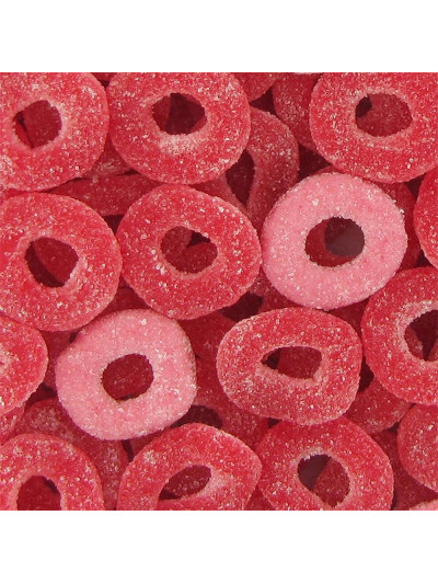 Mini Anneaux Fraises 100G